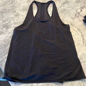 Sheer black Lulu tank 🖤